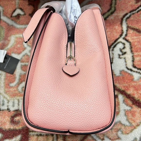 Kate Spade Pebbled Leather Medium Tote Crossbody In Coral Gable- So pretty! - Picture 6 of 10